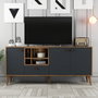 Hanah Home Napoli Antracita y Nogal